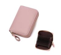 XFSRG Porta Carte Donna Portafoglio da Donna Wallet Piccoli con Tanti Scomparti Blocco Portamonete per Carte Multipli Grande Capacità(Rosa)