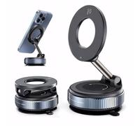XFSRG Porta Cellulare Auto Magnetico Forte Adsorbimento Regolazione a 360° Rotazione Multiangolare Compatto e Semplice Utilizzabile per Piani di Lavoro Lavelli Scrivanie