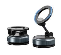 XFSRG Porta Cellulare Auto Magnetico Rotante a 360 Gradi | Supporto Telefono Auto in Alluminio per Cruscotto e Parabrezza | Calamita Potente e Design Elegante per Smartphone