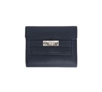 XFSRG Portafoglio Compatto Rettangolare Donna Chiusura Metallica Elegante Porta Carte Monete Banconote Struttura Minimalista