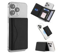XFSRG Portafoglio Magnetico per Telefono in Pelle Elegante Porta Carte di Credito per Smartphone Accessorio Moderno per Uomini e Donne Perfetto per Ogni Occasione(Nero)