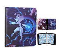 XFSRG Raccoglitore Carte 50 Pagine 400 Slot Per Schede Album Carte Collezionabili PU Organizzatore Di Schede Collezione Di Cartes Di Giochi E Anime Regalo Di Compleanno(A)