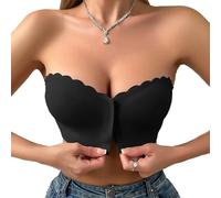 XFSRG Reggiseno a Fascia Senza Spalline Invisibile Bra Push Up Donna Sexy Reggiseno Basic per Occasioni Speciali