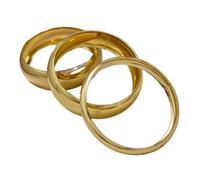 XFSRG Set da 3 Bracciale Largo Donna Bracciale Oversize Minimalista Statement Gioiello Moda per Quotidiano e Party (Oro)