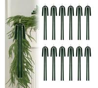 XFSRG Set di 12 Fiocchi in Velluto 40×60 cm Fiocco Festivi Decorazioni Natalizie per Albero di Natale Regali Porte Finestre e Interni (Verde)