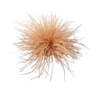 XFSRG Spilla a forma di piuma struzzo Spille gioiello boho floreale decorativa per vestiti accessori moda eleganti spillette da donna (Giallo)