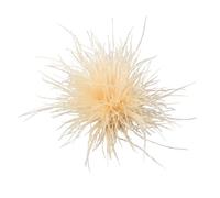 XFSRG Spilla a forma di piuma struzzo Spille gioiello boho floreale decorativa per vestiti accessori moda eleganti spillette da donna (Beige)