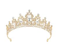 XFSRG Strass Tiara Donna Lusso e Brillantezza Corona Elegante Accessori per Compleanni Corona da Sposa