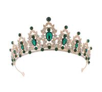 XFSRG Strass Tiara Donna Lusso e Brillantezza Corona Elegante Accessori per Compleanni Corona da Sposa