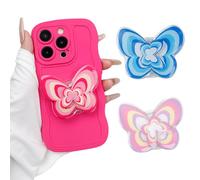 XFSRG Supporto Telefono a Forma di Fiore e Farfalla Reggi Cellulare Colorato Porta Cellulare da Tavolo Anello per Uso Quotidiano e Regalo per Amici (2)