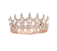 XFSRG Tiara Donna Strass Scintillanti Corona Cristalli Elegante Gioielli da Sposa Palcoscenico Festa Accessori da Sposa