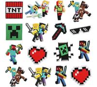 XFSRG Toppe Termoadesive per Tessuti Applicazioni Ricamate Colorate e Divertenti Patch Adesive per Vestiti Ideali per Abbellire Abbigliamento e Accessori Set di 16 Pezzi