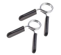 XFUYI 1 Paio di Morsetti a Campana da 25 mm Collare a Molla Palestra Peso manubri Blocco Sollevamento Standard Ottimo Metallo