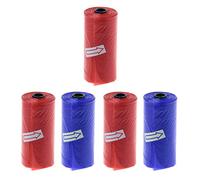 XFUYI 5 Rotoli di Sacchetti per Pannolini Portatili per Bambini, Sacchetti per la Spazzatura per passeggini, Scatola di immagazzinaggio per passeggini