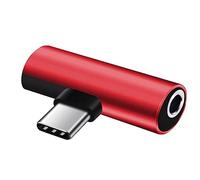 XFUYI Adattatore di Ricarica USB C a Jack per Cuffie Femmina da 3,5 mm + Tipo C 2 in 1, convertitore da USB C ad Aux-Audio per S23-S22 S21-S20