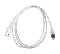 XFUYI Cavo Adattatore USB Maschio a 1394 4 Pin Maschio da 45 Piedi per Fotocamera DCR-TRV75E in plastica