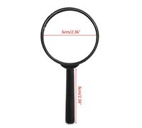 XFUYI Lente d'Ingrandimento per Strumento di Lettura Lente d'Ingrandimento Portatile per Lettura Identificazione ECC. Occhiali da Lettura con Lenti in Vetro
