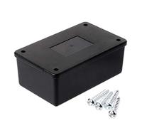 XFUYI Scatola di Progetto per Custodia Elettronica in plastica ABS Impermeabile per Custodia in plastica Nera 105x64x40
