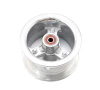 XFYESL ASSE Antetiore 3.00-4 4.10-4 Mozzi Ruota Scooter da 4 Pollici Cerchione in Alluminio da 10 Pollici 3.50-4 9x3.50-4 per Scooter Bici ATV Go Kart Kit assaleassale Anteriore