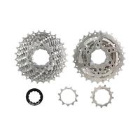 XFYESL Cassette pignoni e Ruote libere per Bicicletta Pig Adatto per Cassetta Bici BUCKLOS 8/9 velocità Ruota Libera per Bicicletta 11-25T/28T/32T/34T/36T/40T Strada Montagna per mozzo HG(9S 11-28T)