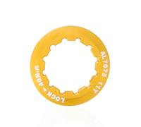 XFYESL Cassette pignoni e Ruote libere per Bicicletta Pig Coperchio Cassetta Bici da Corsa MTB Anello di Bloccaggio 11T AL7075 Tappo Ultraleggero per Ruota Libera 8S 9S 10S 11S 12S velocità K7(Gold)