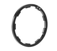 XFYESL Cassette pignoni e Ruote libere per Bicicletta Pig Rondella distanziale per mozzo volano Bicicletta, Guarnizione Cassetta, rondella per mozzo Bicicletta in Lega di Alluminio(Black 2mm)