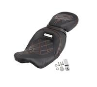 XFYESL Coprisella Sella per conducente biposto per motocicletta adatta per Harley Touring Electra Street Glide CVO Road King 2009-2022 Coprisella moto(10M)