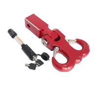 XFYESL Gancio Traino Gancio per rimorchio con Corno di Pecora, Gancio per rimorchio con Braccio a Tubo a Bocca Quadrata, 5 x 5 cm, per Accessori Auto Supporto a Sfera(A)