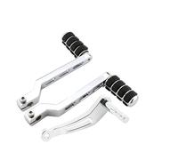 XFYESL Pedale del cambio Leva Del Cambio Tacchi-punta Leva del cambio estesa, leva del cambio, pedane del cambio adatte per Harley Softail Slim FLSL Fat Boy FLFB Breakout FXBR 18-23(Chrome B)