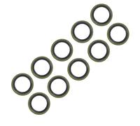 XFYESL pompa freno leva Bullone M10, vite di scarico dell'olio, rondella di tenuta, guarnizioni, 1 set/10 pezzi, adatto per pinza pompa freno frizione idraulica moto Leve freni per moto(M10 10pieces)