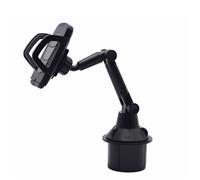 XFYESL Porta Smartphone Supporto per Tazza d'Acqua per Telefono Accessori Interni per Auto Supporto per Navigazione Cellulare a Tubo Lungo Regolabile Antiscivolo Soporte Movil Coche(Black)