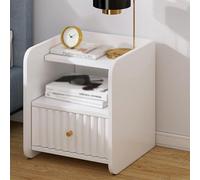 XFZJCHAP Comodino, camera da letto retrò stand notturna del compito nordico tavolo da comodino con cassetti per piccoli spazi soggiorno camera da letto del letto per la casa.