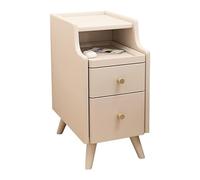 XFZJCHAP Comodino con cassetti retrò comodino mini ultra-narrow dolla
