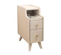 XFZJCHAP Comodino con cassetti retrò comodino mini ultra-narrow dolla