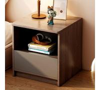 XFZJCHAP Comodino, piccolo tavolo da comodino moderno a metà ctury tavolo laterale multifunzionale con cassetto per soggiorno camera da letto del comodino per casa di casa, c-40 * 34 * 45cm
