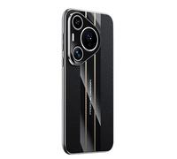 XFZJCHAP Custodia sottile per Pura 70 Ultra/70 PRO/70 PRO+/70, Custodia per cellulare in pelle originale di lusso leggera con protezione per lenti, nero, 70 Ultra