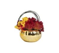 XFZJCHAP Fiori Artificiali Combinazioni di Fiori Finti, Decorazioni Floreali Artificiali, mazzi di Fiori Rossi, Fiori da Tavolo in Stile Cinese nelle Decorazioni viventi (Dimensioni: Alto Stile) ()