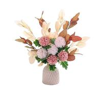 XFZJCHAP Fiori Artificiali Fiore Finto Fiori Artificiali mediterranei, Decorazioni di Bouquet Anti-Autentico, Fiori da Tavolo, Decorazioni di Fiori Artificiali (Colore: Arancione) (Rosa)