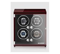 XFZJCHAP LCD Display Watch Winder per 4 Orologi Automatici con cassetto del Controllo Touch e di conservazione dei Gioielli