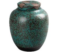 XFZJCHAP L'Ultima urna di Calore per Cenere, Columbarium Columbarium Columbarium Fatto a Mano Souvenir Columbarium Verde