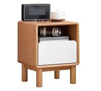 XFZJCHAP Stand da comodino da comodino da comodino da comodino tavolo da comodino a 2 livelli con il tavolo laterale del cassetto per spazi comodini stabili con carico d tavolo laterale