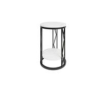 XFZJCHAP Tavolino da letto mini piccolo tavolino rotondo scaffale mobile mobile per camera da letto mobile per mobile (15,8 pollici/40 cm a)
