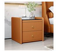 XFZJCHAP Tavolino da letto moderno camera da letto in legno piccolo a pedaggio da comodino da comodino tavolo da tavolo da tavolo da notte (arancione)