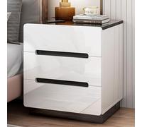 XFZJCHAP Tavolo da letto, comodino piccolo con comodino in legno del cassetto D tavolo da letto moderno a metà secolo d-tavolo per camera da letto, soggiorno Tryway House Home Office, 50 * 41 * 45cm
