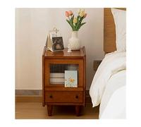 XFZJCHAP Tavolo da letto Vintage Nordstro Vintage Camera da letto Minimalista Armadietto Minimalista Casa Piccolo Messic Pasta in vetro Mobili per comodino Mobili Night (un colore grande)