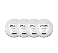 XGAGCF 4 Pezzi Auto Coprimozzi Ruota Centro Tappi Cerchioni Mozzo Badge Hub Center Caps Adesivi, per Dacia Duster Logan Sandero Lodgy Stepway Mcv 56MM Auto Decorativo Emblema Accessori