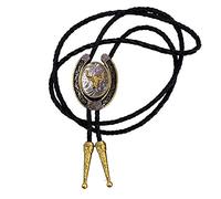 XGALBLA - Cravatta da uomo con toro Longhorn Native American Western Cowboy