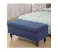 XGANGM Copertura per Cassapanca Contenitore Fodera Panca Poggiapiedi Pieghevole Fodera in Ottomano Copri ottomano,Fodera per Poggiapiedi Rettangolare,Copri Pouf Poggiapiedi,Royal Blue,1large