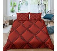 XGASVBKWA Luxury quilted patternSet Di Copripiumino ultra microfibra 3 pezzi motivo 3D cerniera nascosta Classic diamond copripiumino incluso federe aiosa ultra morbido for coppie King（220x240cm）