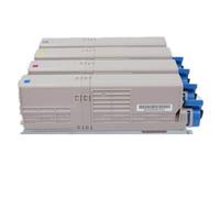 XGdEKA 4pcs 10K C824 C834 C844 Sostituzione della cartuccia del toner compatibile per Okidata C824N C824DN C834NW C834DNW C844DNW C835DNW Toner per stampanti(46861321 22 23 24)